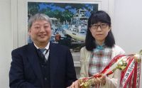 第88回千葉支部月例会　冠軍　袁 瑤　プレゼンター土屋 政士