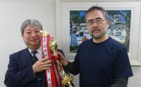 第89回千葉支部月例会　冠軍　釘宮 公人　プレゼンター土屋 政士