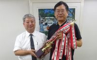 第93回千葉支部月例会　冠軍　窪田 秀章　プレゼンター土屋 政士