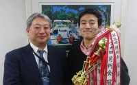 第96回千葉支部月例会　冠軍　中野 凌太　プレゼンター土屋 政士