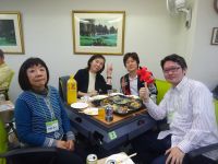 チーム「ゆりには勝つ」田嶋　智徳、斉藤　敦子、中部屋　安佐恵、明村　諭
