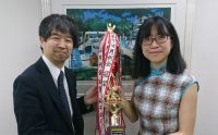 第101回千葉支部月例会　冠軍　袁 瑤　プレゼンター岩沢 和利