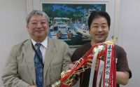 第106回千葉支部月例会　冠軍　吉沢 洋志　プレゼンター土屋 政士