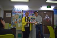 表彰式【個人亜軍】髙山 航希さん。