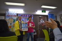 表彰式【個人冠軍】吉沢 洋志さん。
