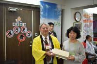 金貨イベント当選（千葉ミルフィーユ）、大池 みどりさん、プレゼンター土屋千葉支部長