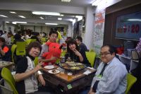 チーム名「幽霊部員と優秀部員」左から、岡 真紗子、大堀 龍一（リーダー）、樋口 晶子、小林 英夫