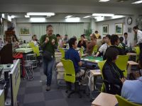 ぼうそう祭　チーム抽選の様子