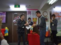 金貨イベント　古賀 大地さんに賞を提供していただきました。岡本 悠汰さんあたり！