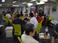暴走祭（懇親会）の様子乾杯