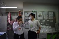 熊谷 修と石橋 大助　仲良く歓談