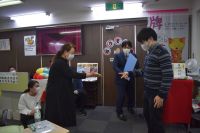 富山 顯　田中 マチ子　ふなっしー賞をかけたじゃんけん対決は富山 顯に軍配