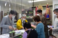 ぼうそう祭り受付の様子