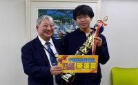 第157回月例会　冠軍　小松 知樹　プレゼンター　土屋 政士