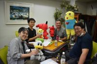 チーム「江清月近人」左 永二萬 章吾遠藤 俊晃黃 正信 
