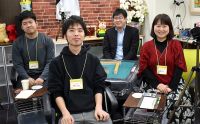第15期グランドチャンピオン戦（左から）畝原 成澄、関谷 正信、野﨑 佑磨、手塚 ゆり